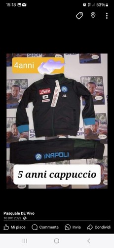 Tuta bambino ssc napoli - tuta,